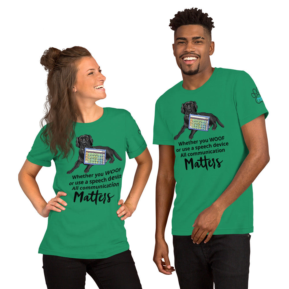 All Communication Matters Unisex t-shirt