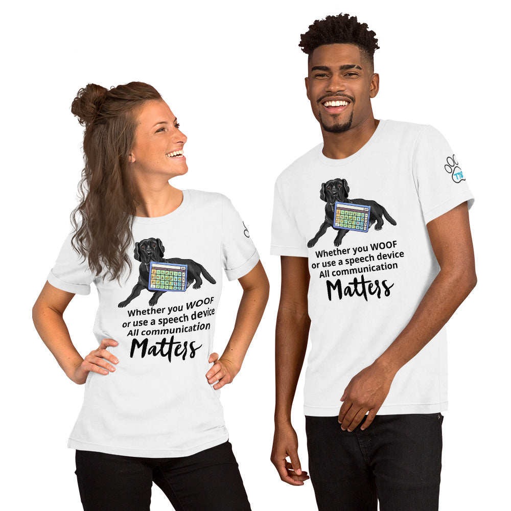 All Communication Matters Unisex t-shirt