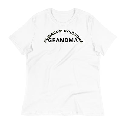 Edwards' Syndrome Grandma Women's Relaxed T-Shirt