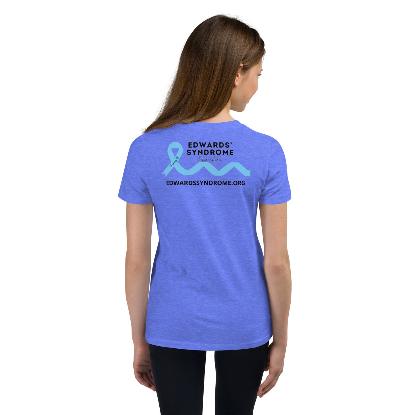 Edwards' Syndrome Sister Youth Short Sleeve T-Shirt