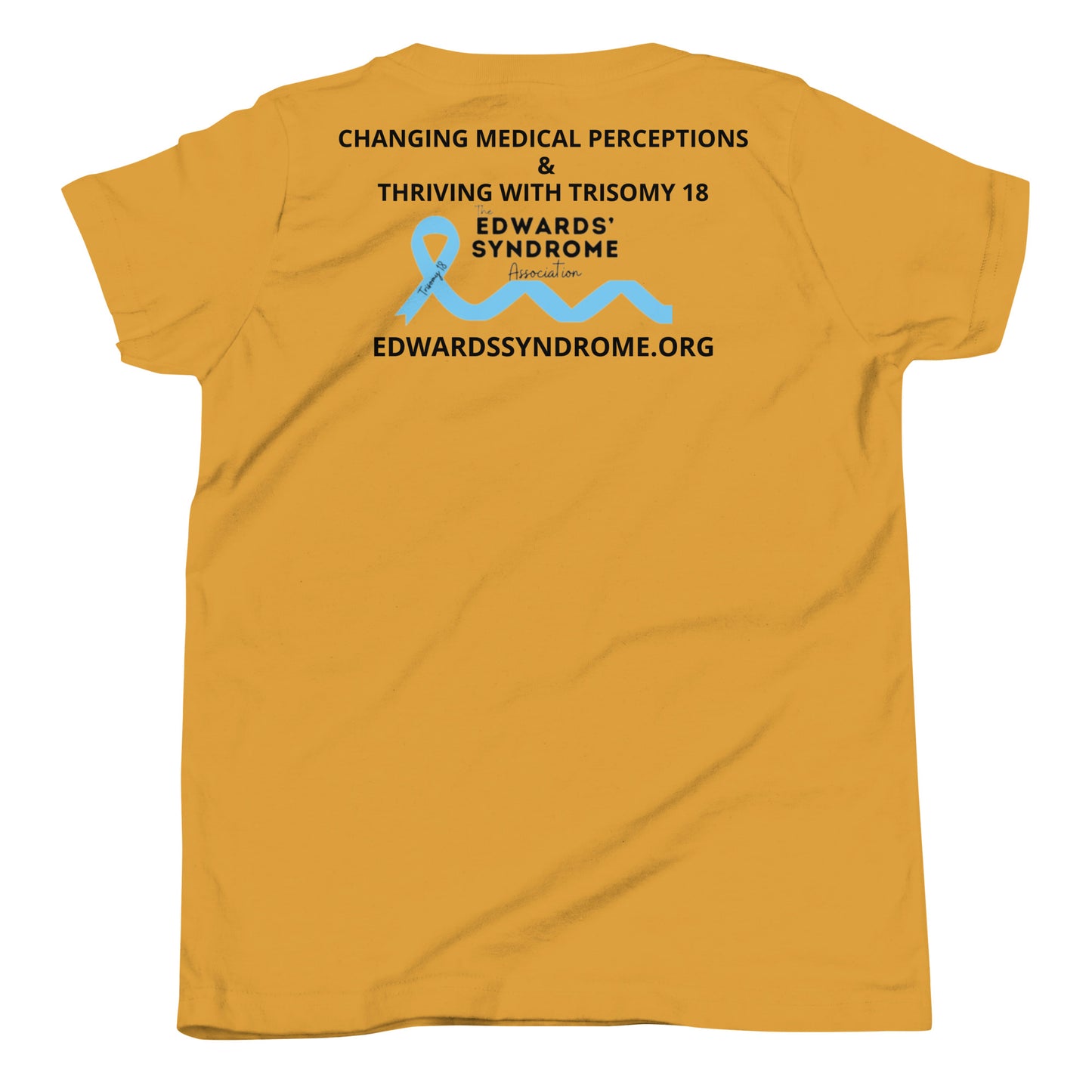(Mia) Faith over Fear Youth Short Sleeve T-Shirt