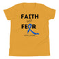 (Mia) Faith over Fear Youth Short Sleeve T-Shirt