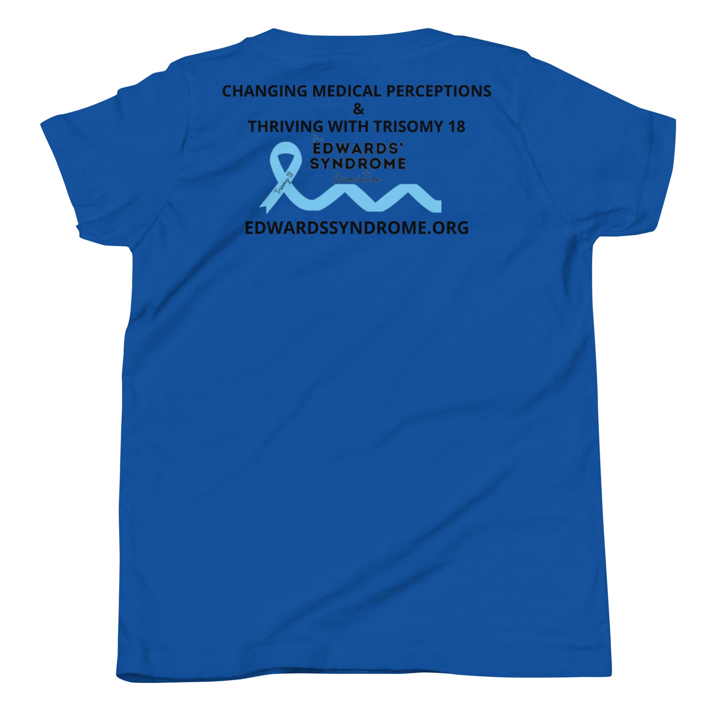 (Mia) Faith over Fear Youth Short Sleeve T-Shirt