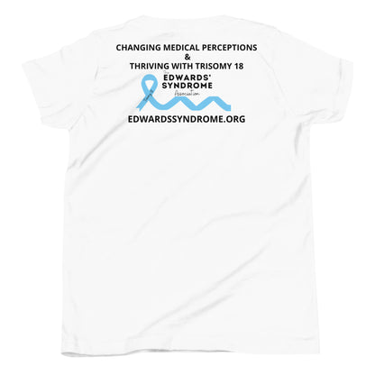 (Mia) Faith over Fear Youth Short Sleeve T-Shirt